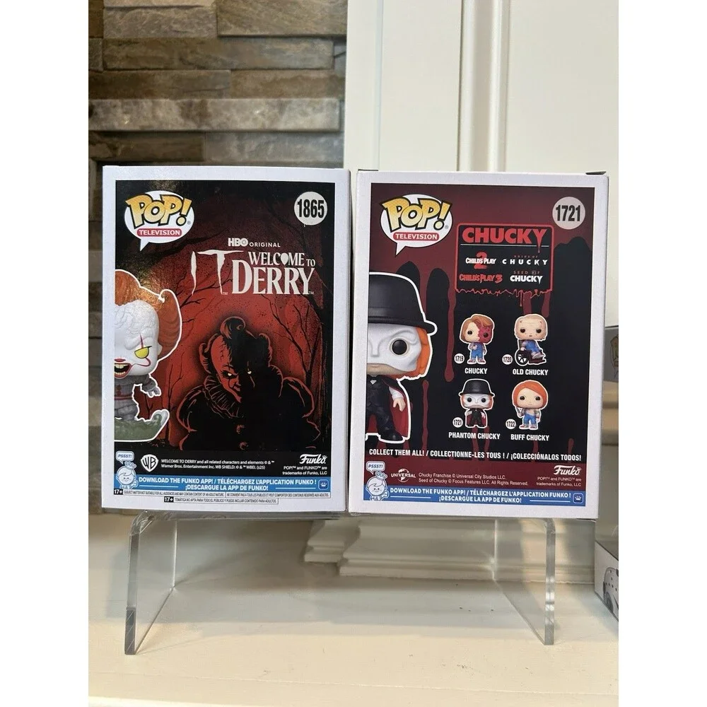 Horror Bundle Funko Pennywise/Limited 1865,Jason 01,Ghost Face 2002,Chucky 1721